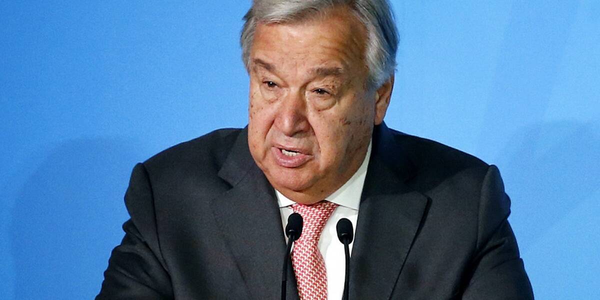 António Guterres ENSZ-főtitkár.